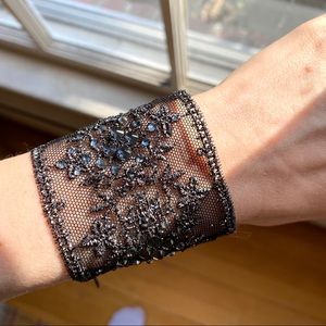 Chan Luu Lace Black Wrap Bracelet